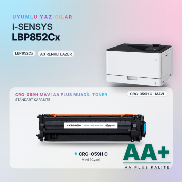 Canon CRG-059H Mavi Muadil Toner AA Plus / LBP852Cx