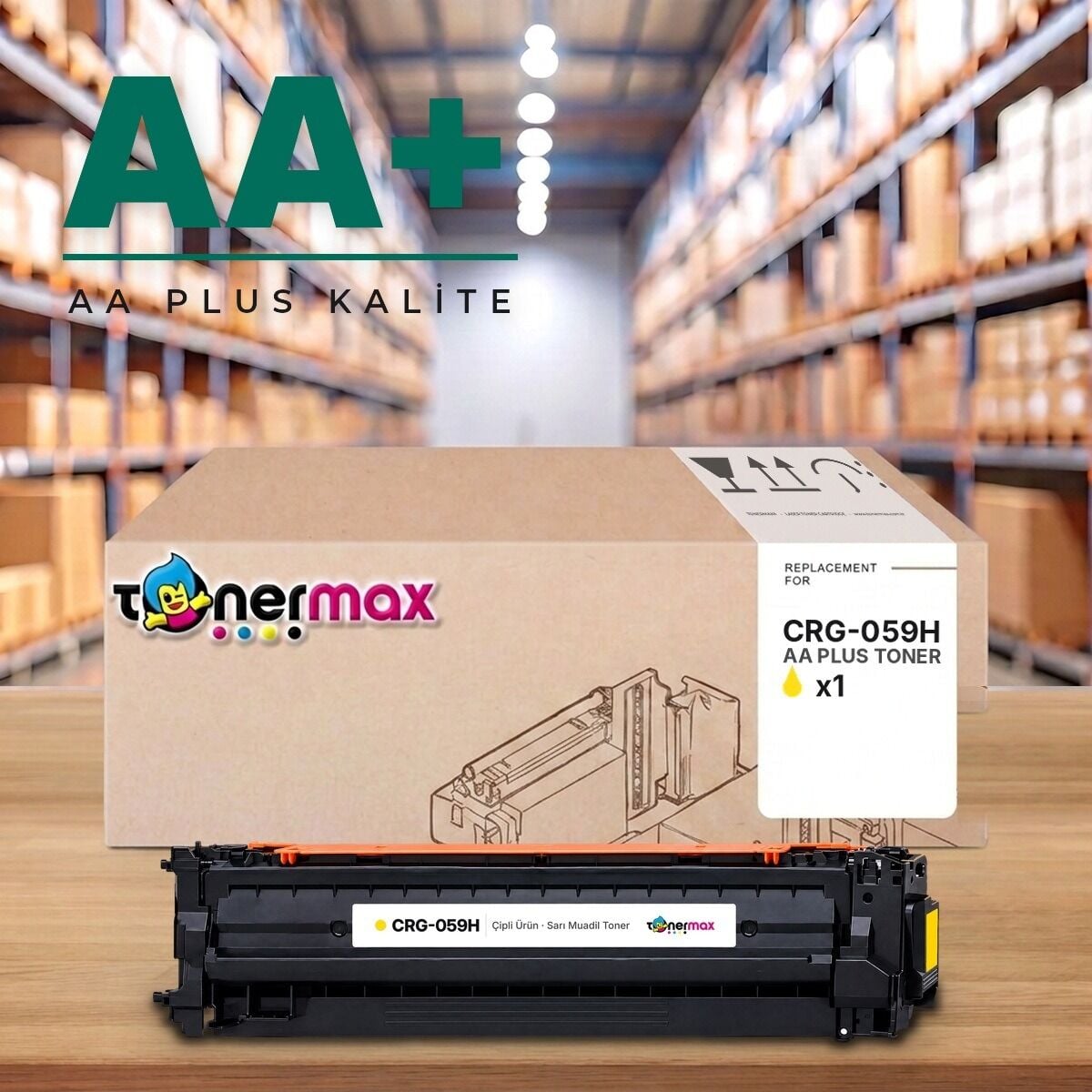 TonerMAX® CRG-059H Sarı Muadil Toner — AA Plus