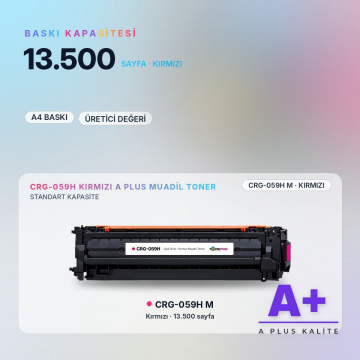 Canon CRG-059H Kırmızı Muadil Toner A Plus / LBP852Cx