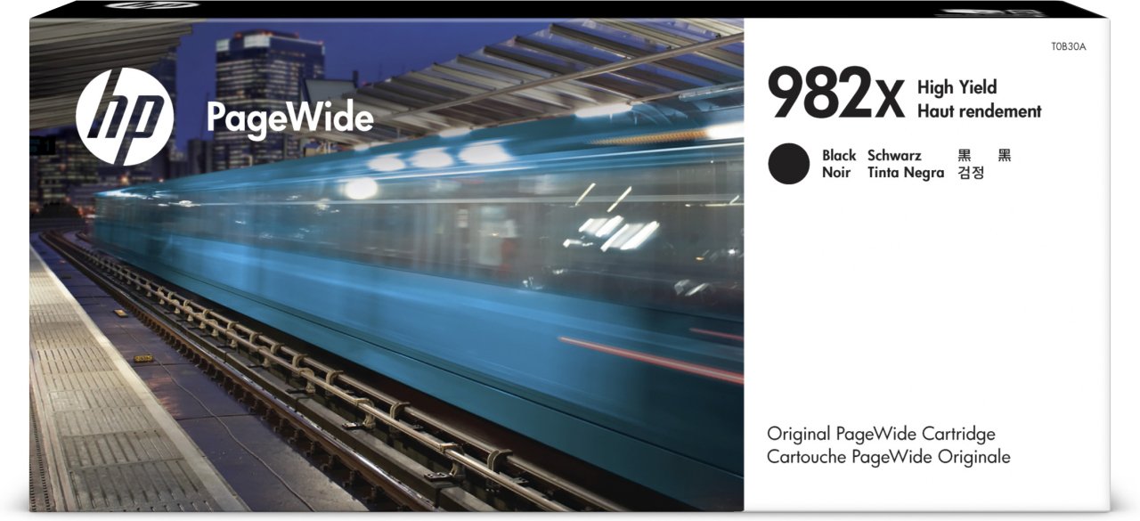 Hp 982X T0B30A /PageWide Enterprise 765 /780 / 785 Yüksek Kapasiteli Siyah Orijinal Kartuş