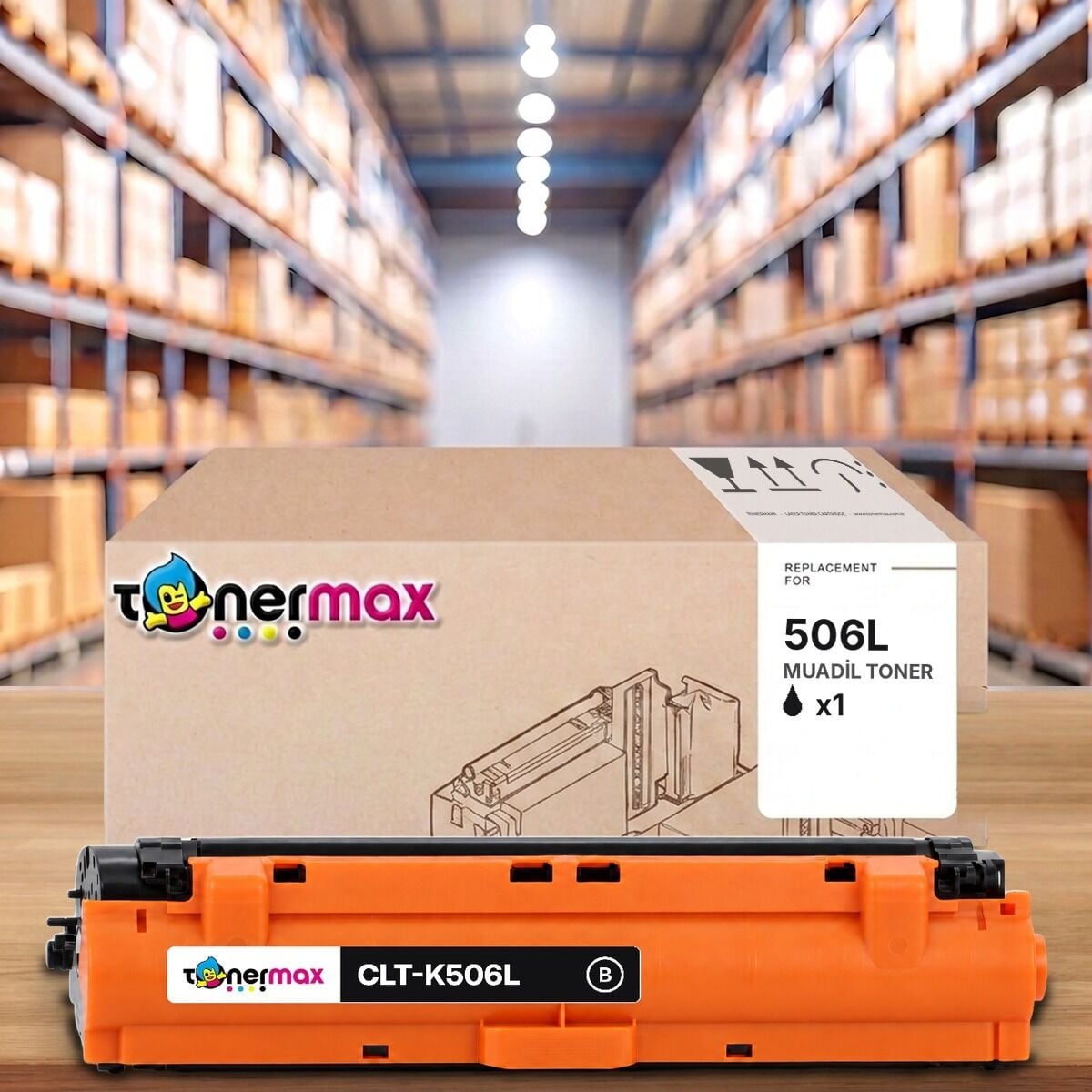 Samsung CLT-K506L Siyah muadil toner