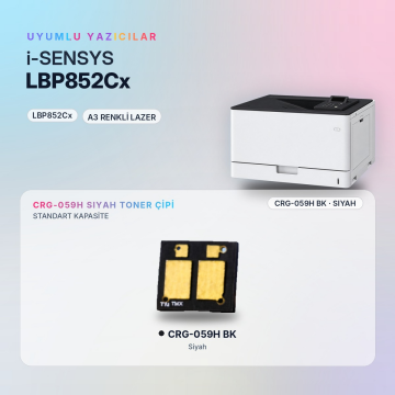 Canon CRG-059H / LBP852Cx Siyah Çip