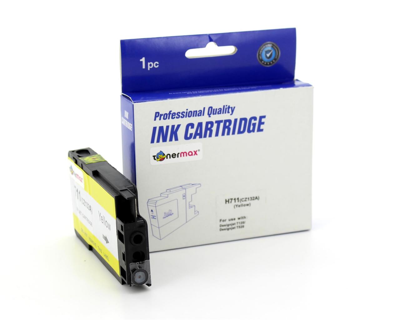 Hp 711XL  CZ132A / T520 / T120 Sarı Muadil Kartuş