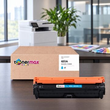 HP CE341A 651A Muadil Toner Mavi/ Hp Enterprise 700 Color MFP M775