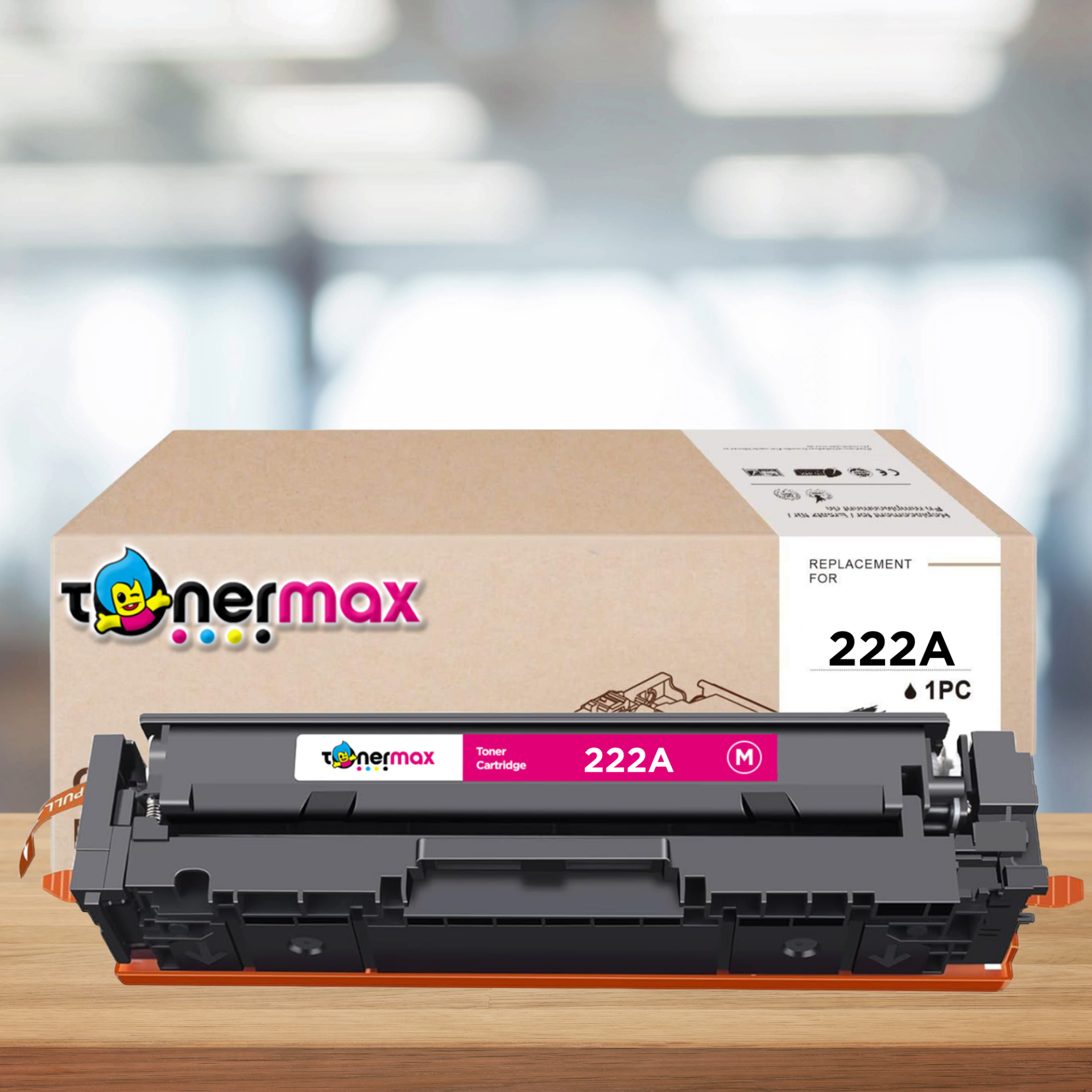 HP 222A - W2220A Muadil Toner Kırmızı - Çipsiz
