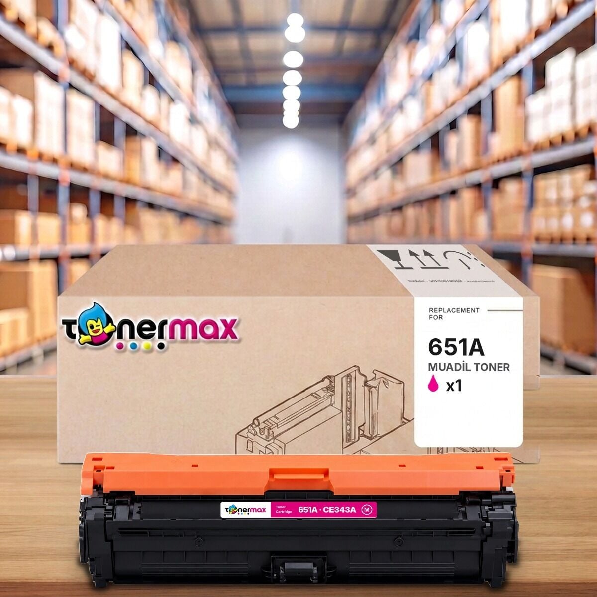 TonerMAX® 651A Kırmızı Muadil Toner