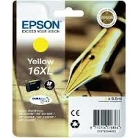 Epson 16XL / 1634 /WF2010W /WF2510 /WF2520NF /WF2530 /WF2540 /WF2630 /WF2650 /WF2660 /WF2750 Sarı Orjinal Kartuş