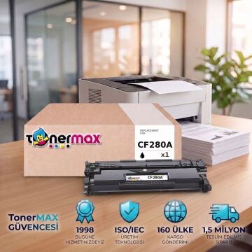 HP CF280A / Pro 400 M401 / M425 Muadil Toneri - A Plus