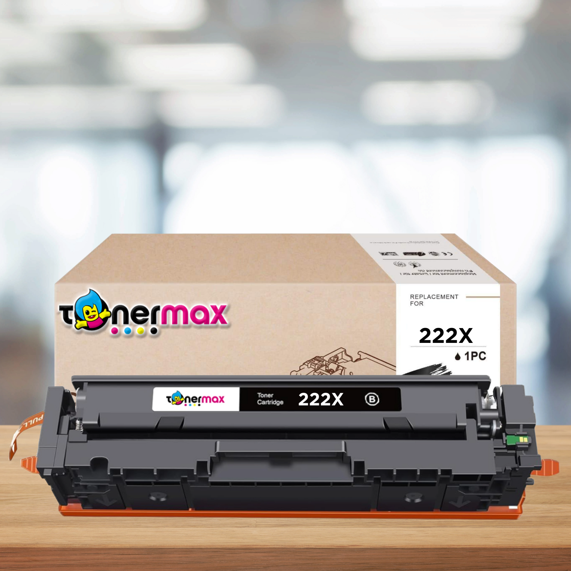 HP 222A - W2220A Muadil Toner Siyah - Çipli