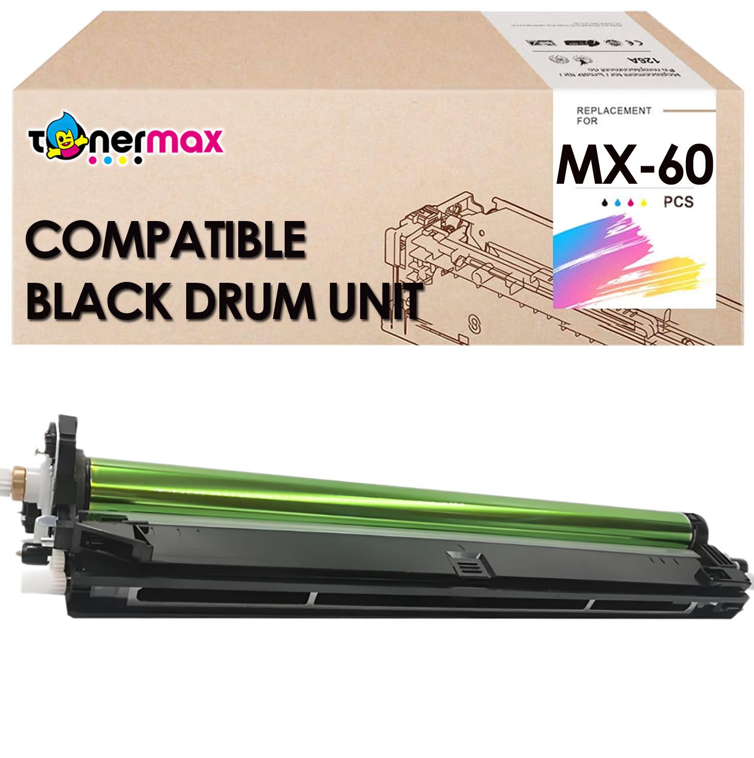 Sharp MX-60GT Muadil Drum Ünitesi Siyah/ MX-3050/3550/4050/5050