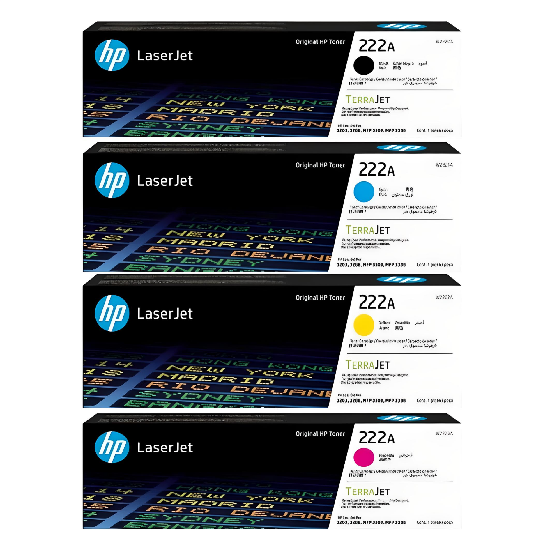 Hp 222A - W2220A  Orjinal Toner Takım / LaserJet Pro 3201 |3204 | 3288 | 3303﻿-