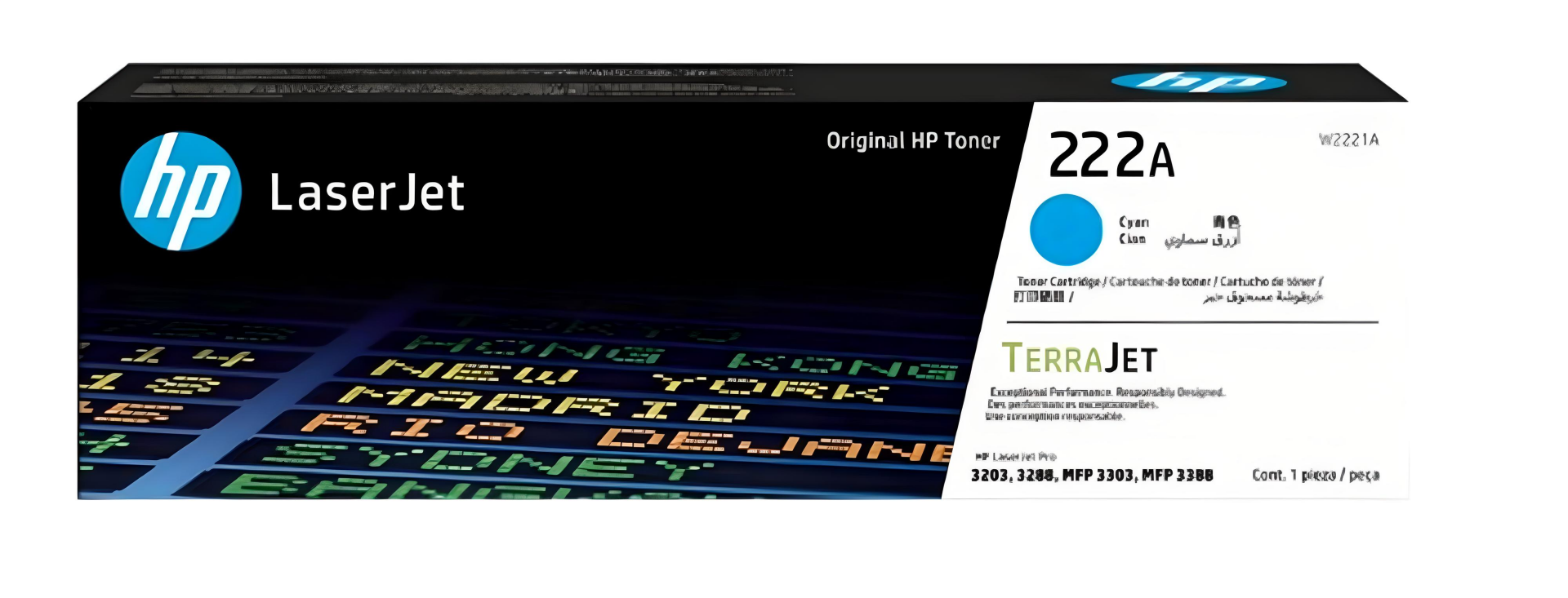 Hp 222A - W2220A  Orjina Toner Mavi / LaserJet Pro 3201 |3204 | 3288 | 3303﻿-