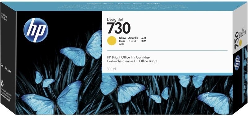 HP 730 P2V70A / Designjet 1700 300-ml Sarı Mürekkepli Kartuş