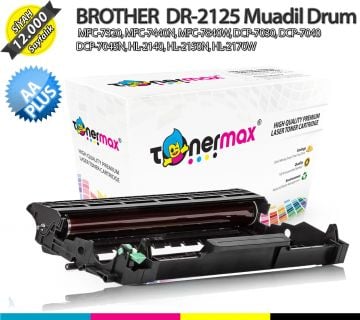Brother DR-2125 / MFC-7320, MFC-7440N, MFC-7840W, DCP-7030, DCP-7040, DCP-7045N, HL-2140, HL-2150N, HL-2170W AA Plus Muadil Drum Ünitesi