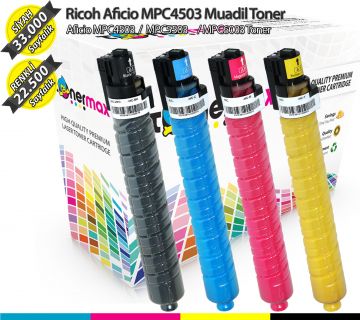 Ricoh MPC4503 Muadil Toner Set / MPC5503 / MPC6003 / MPC4504 / MPC5504 / MPC6004