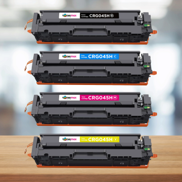 Canon CRG-045H Set Muadil Toneri/ LBP-611Cn / LBP-613Cdw / MF-631Cn / MF-633Cdw / MF-635Cx -Eco