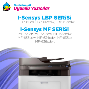 Canon CRG-045H Set Muadil Toneri/ LBP-611Cn / LBP-613Cdw / MF-631Cn / MF-633Cdw / MF-635Cx -Eco