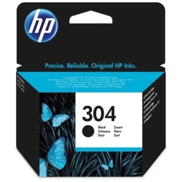 Hp 304 N9K06AE Siyah Orjinal Kartuş/ Deskjet 2600/2620/2630 / 3720 / 3730 / 3732