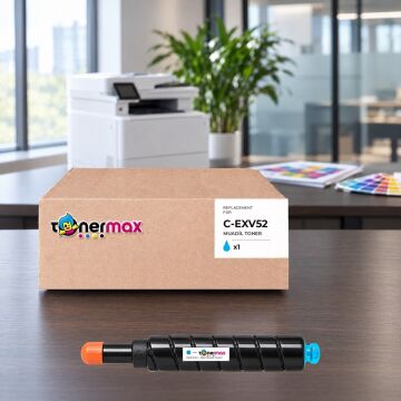 Canon C-EXV52 Mavi Muadil Toner - Çipli / IR-ADV DX C7700 / C7765 / C7770 / C7780