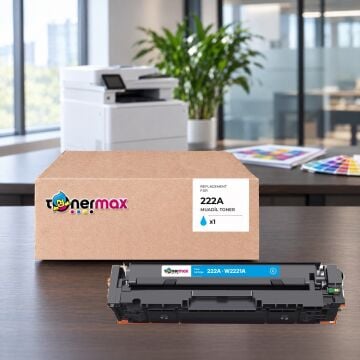 Hp 222A- W2221A  Muadil Toner Mavi - Çipli / LaserJet Pro 3201 |3204 | 3288 | 3303