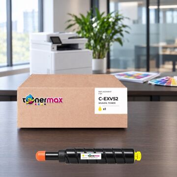 Canon C-EXV52 Sarı Muadil Toner - Çipli / IR-ADV DX C7700 / C7765 / C7770 / C7780