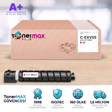 Canon C-EXV55 Kırmızı Muadil Toner A Plus / iR-ADV C256 / C356 II · DX C257 / C357