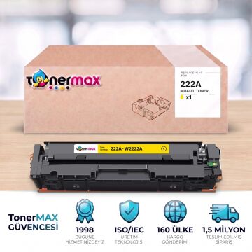 Hp 222A- W2222A  Muadil Toner Sarı - Çipli / LaserJet Pro 3201 |3204 | 3288 | 3303