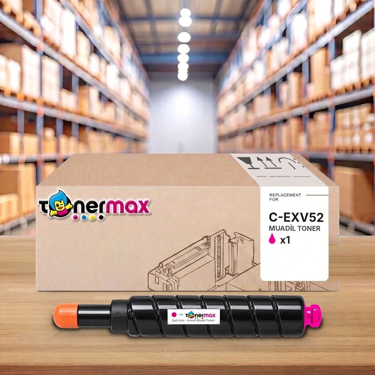 TonerMAX® C-EXV52 Kırmızı Muadil Toner