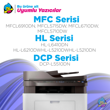 Brother DR3607 / DR3617 Muadil Drum Ünitesi/ MFCL6910DN / MFCL5715DW / MFCL6710DW / MFCL5710DW / HL-L6410DN / HL-L6210DW / HL-L5210DW / HL-L5210DN / DCP-L5510DN