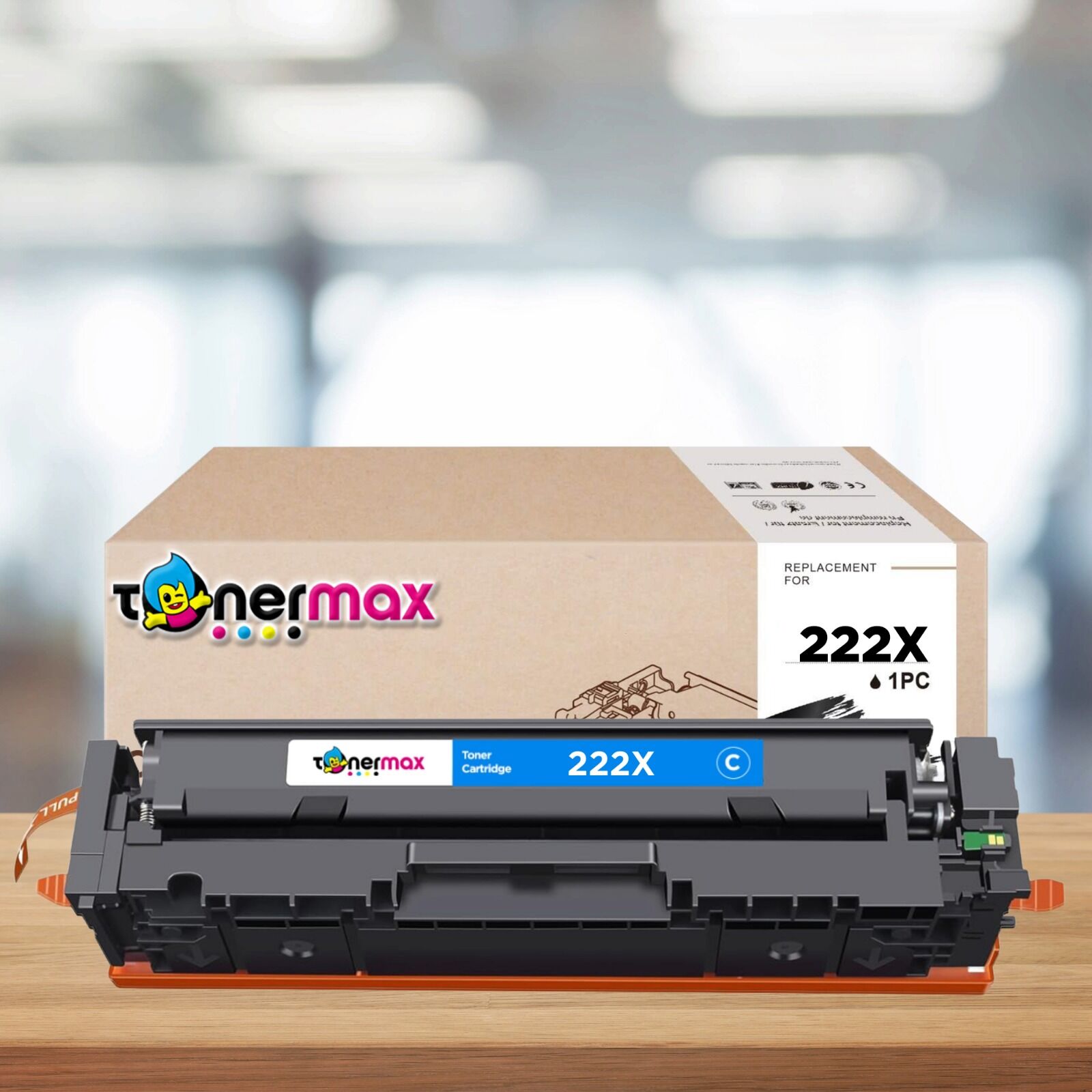 Hp 222X - W2221X  Muadil Toner Mavi - Çipli / LaserJet Pro 3201 |3204 | 3288 | 3303