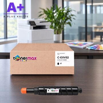 Canon C-EXV52 Siyah Muadil Toner A Plus / IR-ADV DX C7700 / C7765 / C7770 / C7780