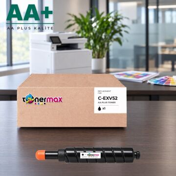 Canon C-EXV52 Siyah Muadil Toner AA Plus / IR-ADV DX C7700 / C7765 / C7770 / C7780