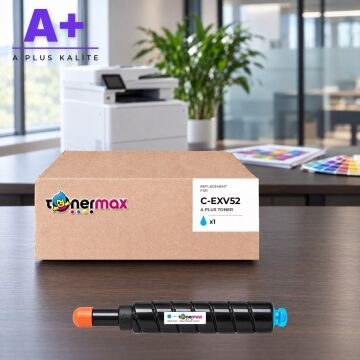 Canon C-EXV52 Mavi Muadil Toner A Plus / IR-ADV DX C7700 / C7765 / C7770 / C7780
