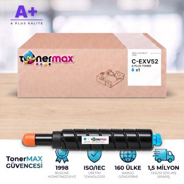 Canon C-EXV52 Mavi Muadil Toner A Plus / IR-ADV DX C7700 / C7765 / C7770 / C7780