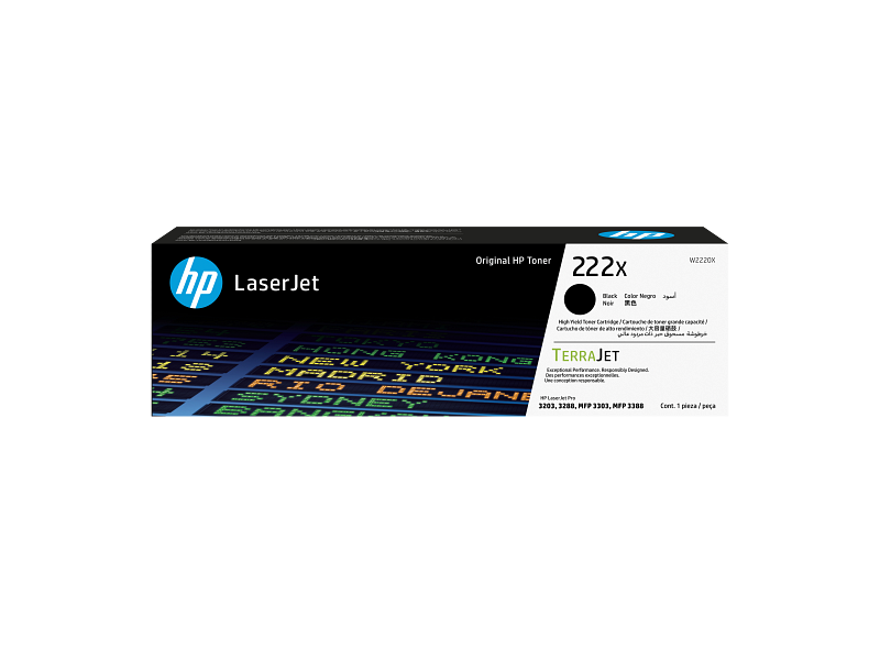 Hp 222X - W2220X  Orjina Toner Siyah/ LaserJet Pro 3201 |3204 | 3288 | 3303﻿