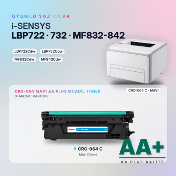 Canon CRG-064 Mavi Muadil Toner AA Plus / LBP722Cdw / LBP732Cdw / MF832Cdw / MF842Cdw