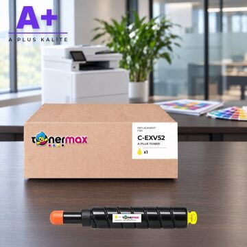 Canon C-EXV52 Sarı Muadil Toner A Plus / IR-ADV DX C7700 / C7765 / C7770 / C7780