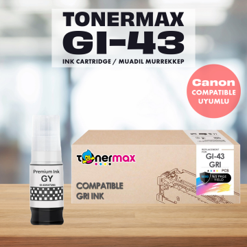 Canon GI-43 Muadil Mürekkep Set / Pixma G540 / G640