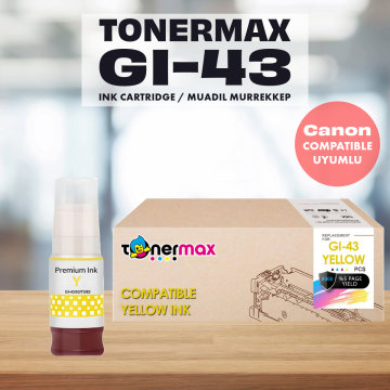 Canon GI-43 Muadil Mürekkep Set / Pixma G540 / G640