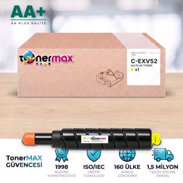 Canon C-EXV52 Sarı Muadil Toner AA Plus / IR-ADV DX C7700 / C7765 / C7770 / C7780