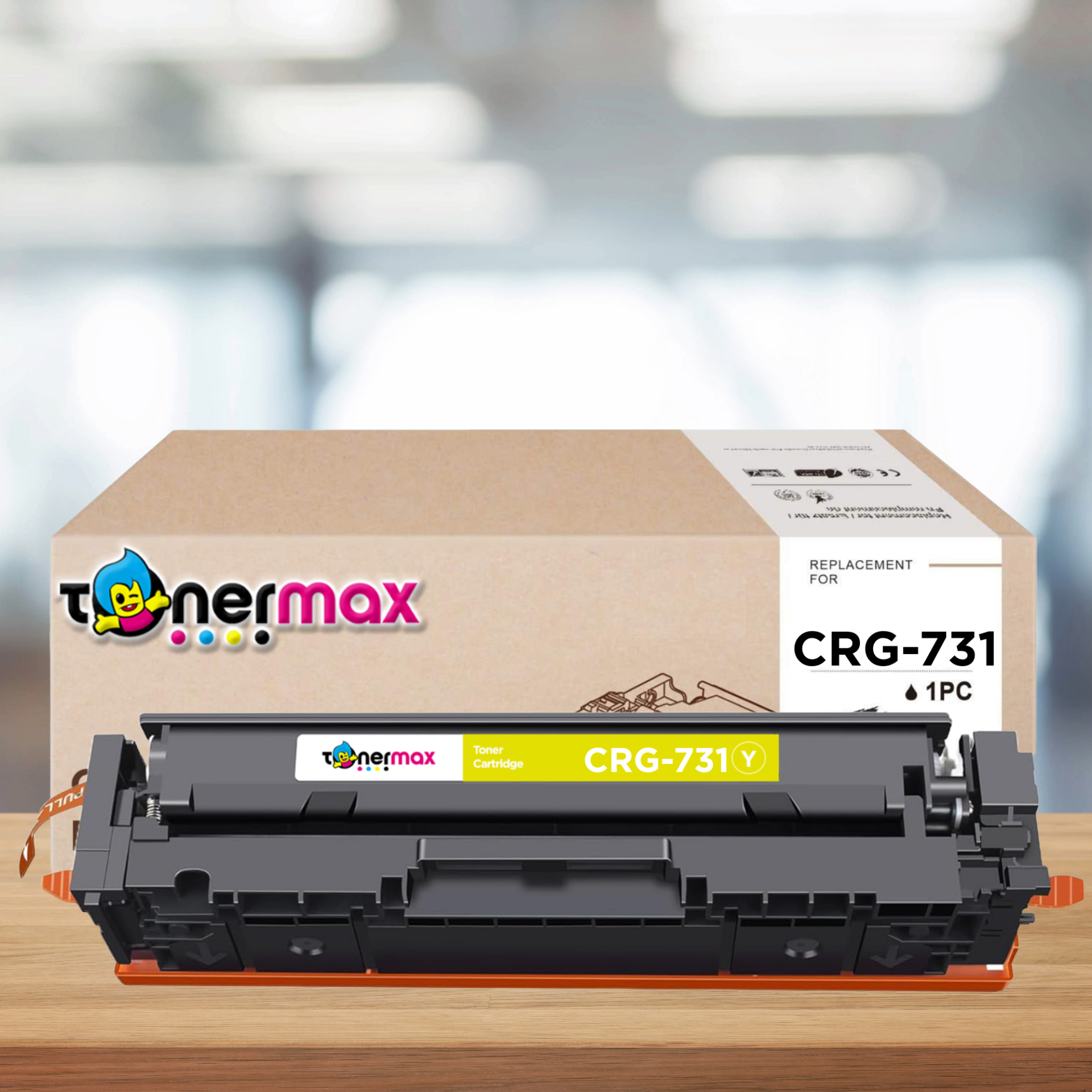 Canon CRG-731 Sarı Muadil Toneri - Çipsiz
