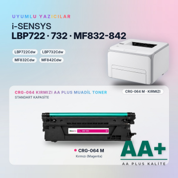Canon CRG-064 Kırmızı Muadil Toner AA Plus / LBP722Cdw / LBP732Cdw / MF832Cdw / MF842Cdw