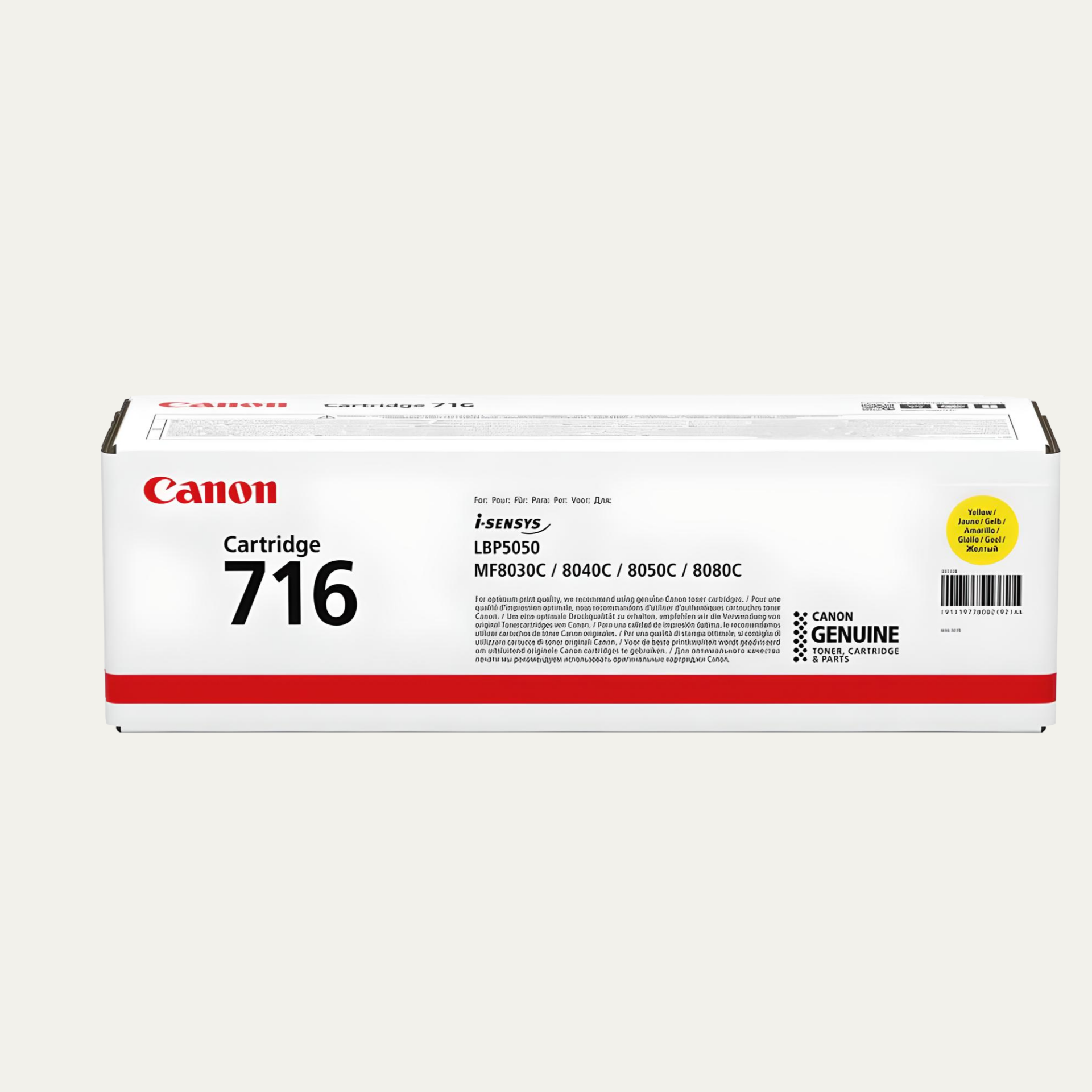 Canon CRG-716 Sarı Orijinal Toneri