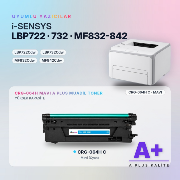 Canon CRG-064H Mavi Muadil Toner A Plus / LBP722Cdw / LBP732Cdw / MF832Cdw / MF842Cdw