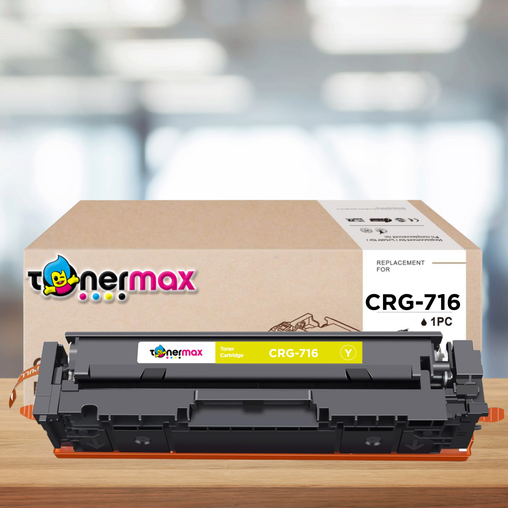 Canon CRG-716 / MF-8030 / MF-8040 / MF-8050 / MF-8080 / LBP-5050  Sarı Muadil Toneri - Çipsiz