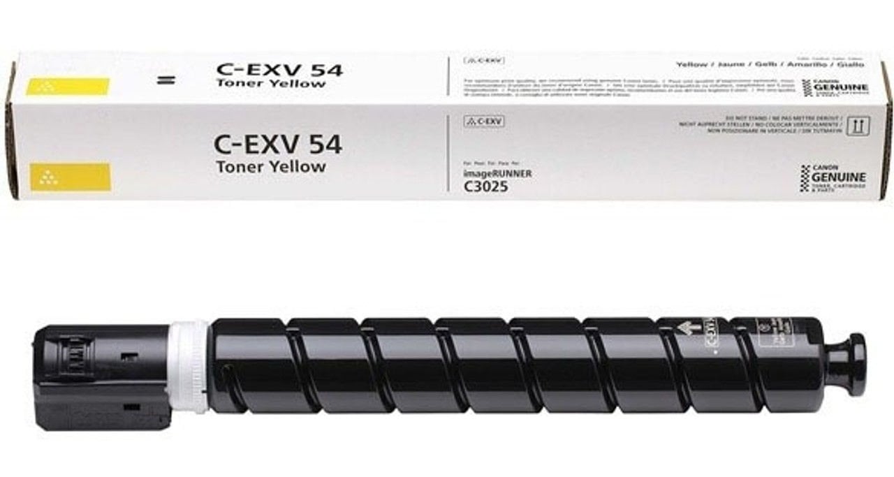 Canon C-EXV-54 Orjinal Fotokopi Toneri Sarı /ImageRUNNER C3025i / C3125i / C3262i