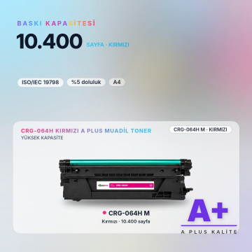 Canon CRG-064H Kırmızı Muadil Toner A Plus / LBP722Cdw / LBP732Cdw / MF832Cdw / MF842Cdw