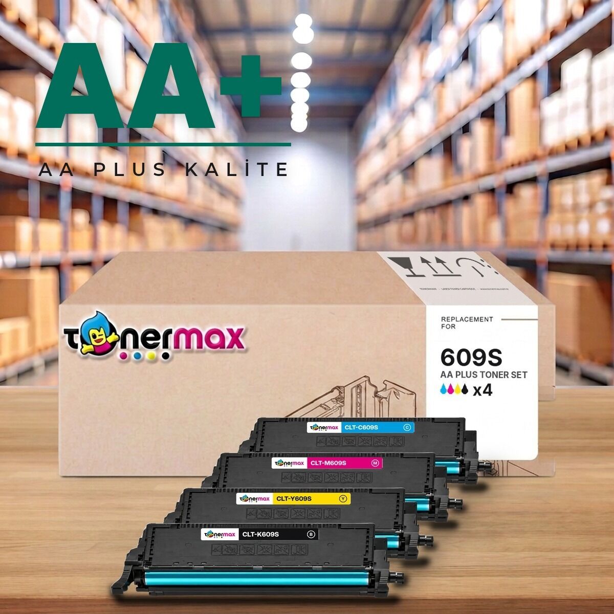 Samsung CLT-609S AA Plus muadil toner seti