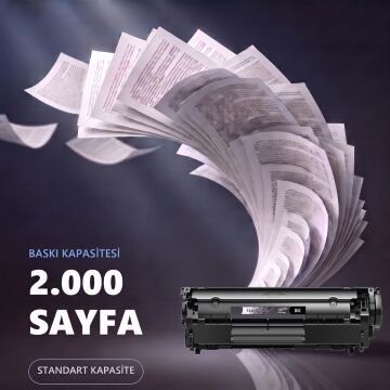 HP 12A / Q2612A Muadil Toner - AA PLUS / 1010/1012i/1015/1018/1020/1022