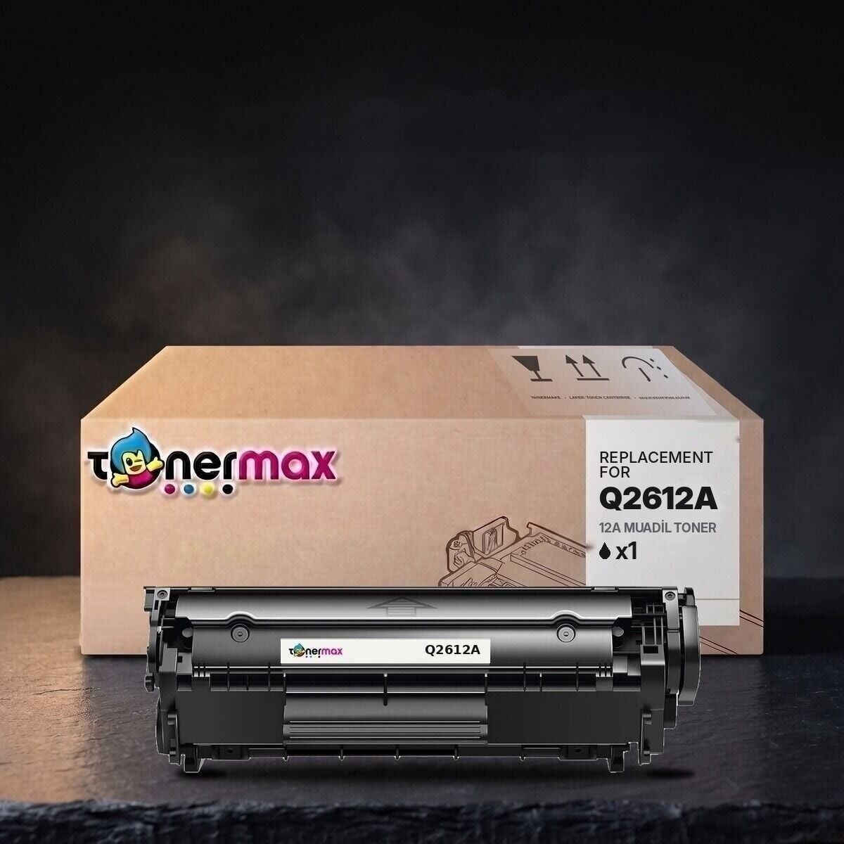 TonerMAX® Q2612A AA Plus Muadil Toner — Amerikan Tozu — Premium Kaliteli Baskı
